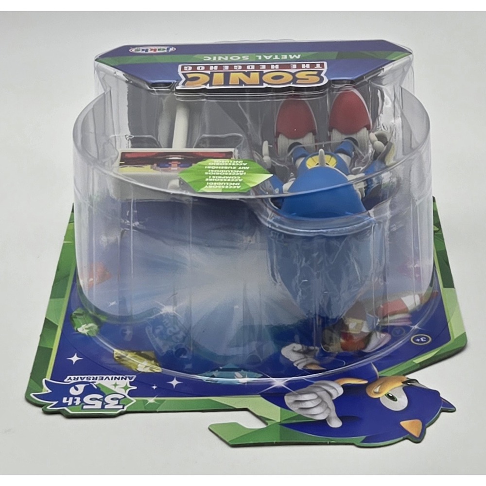 Sonic the Hedgehog 35th‎ Anniversary Metal Sonic Figure w Accessories New - Picture 6 of 6
